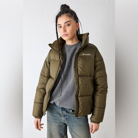 COLUMBIA | Puffect Olive puffer jacket/coat - Picture 1 of 9